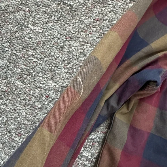 Men's Plaid Thick fully lined Red, Blue, Brown Checkered Utility Chore Jacket M - Picture 8 of 11